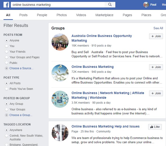 Best Social Media Platforms - FB Group