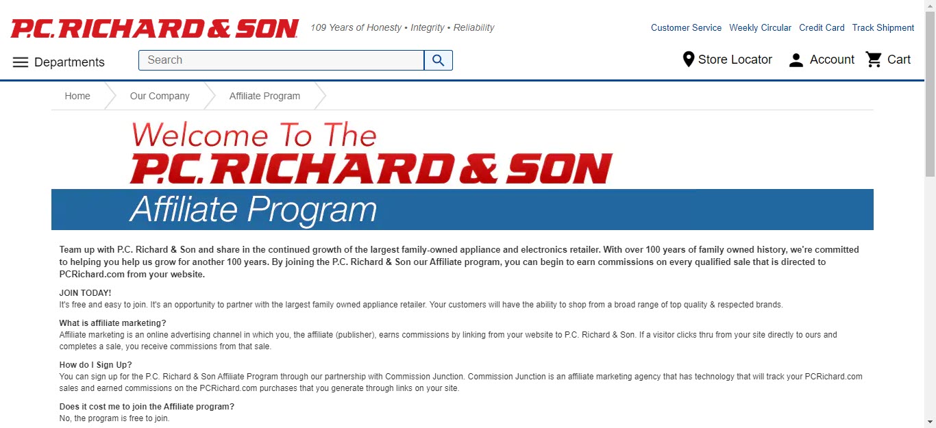 8 Electronics Affiliate Programs - pcrichard affiliate