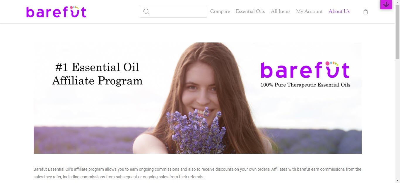 Essential Oils Affiliate Programs - barefut affiliate