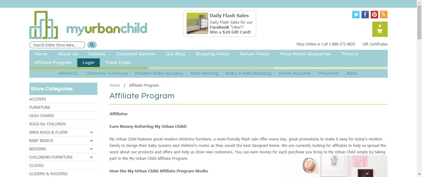 Baby Product Affiliate Programs - my urban child affiliate