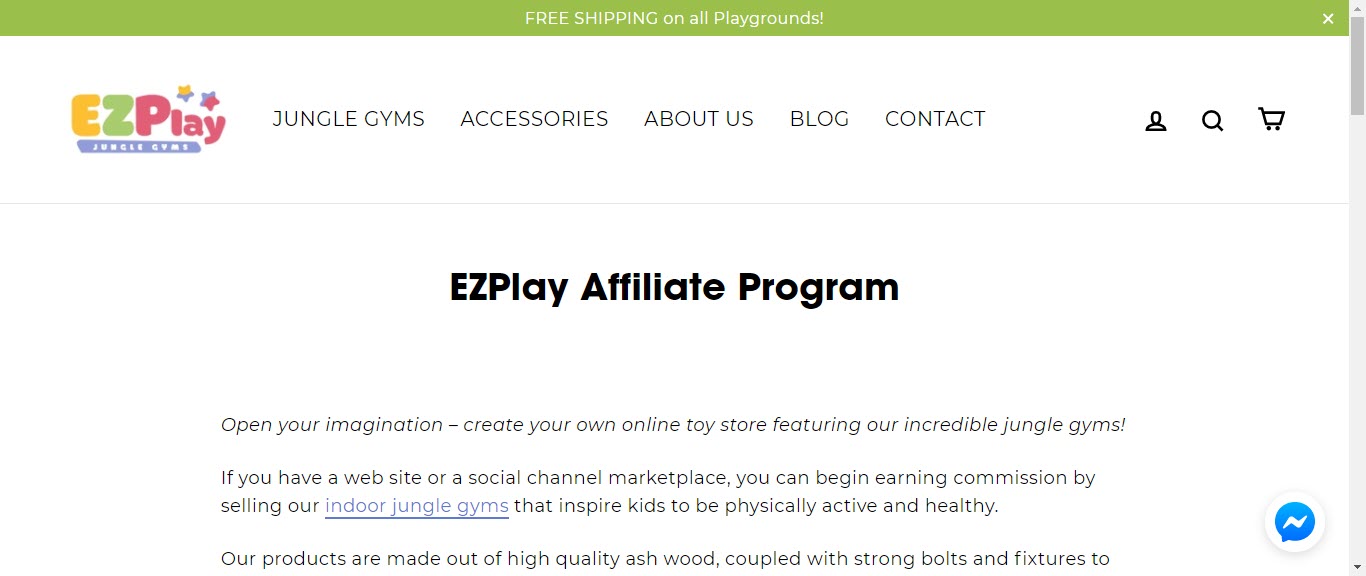 Toy Affiliate Programs - EZPlay affiliate