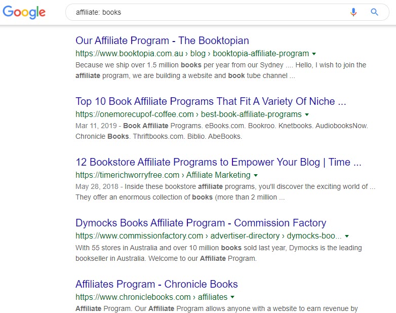 book affiliate programs - Book affiliate