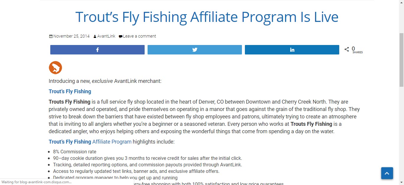 Fishing Affiliate Programs - Trouts affiliate