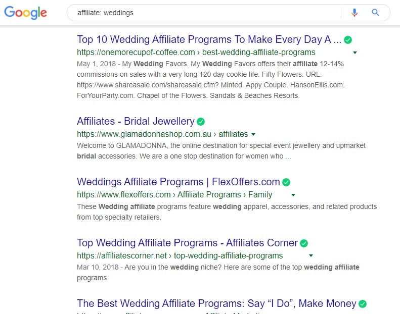 Online Wedding Website - wedding affiliate