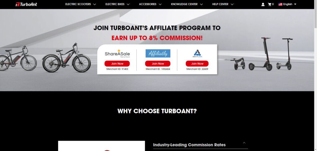 Bicycle Affiliate Program - Turboant affiliate