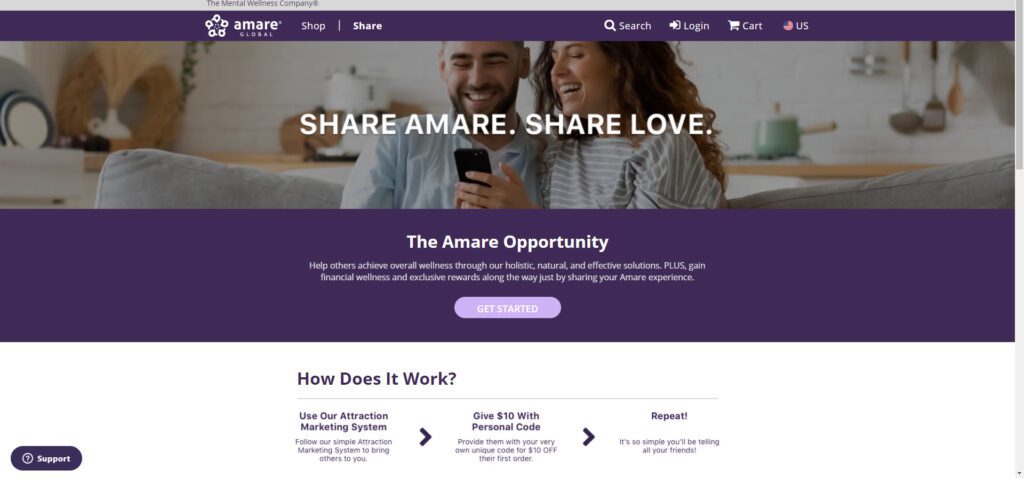 Amare Global MLM Review - Opportunity