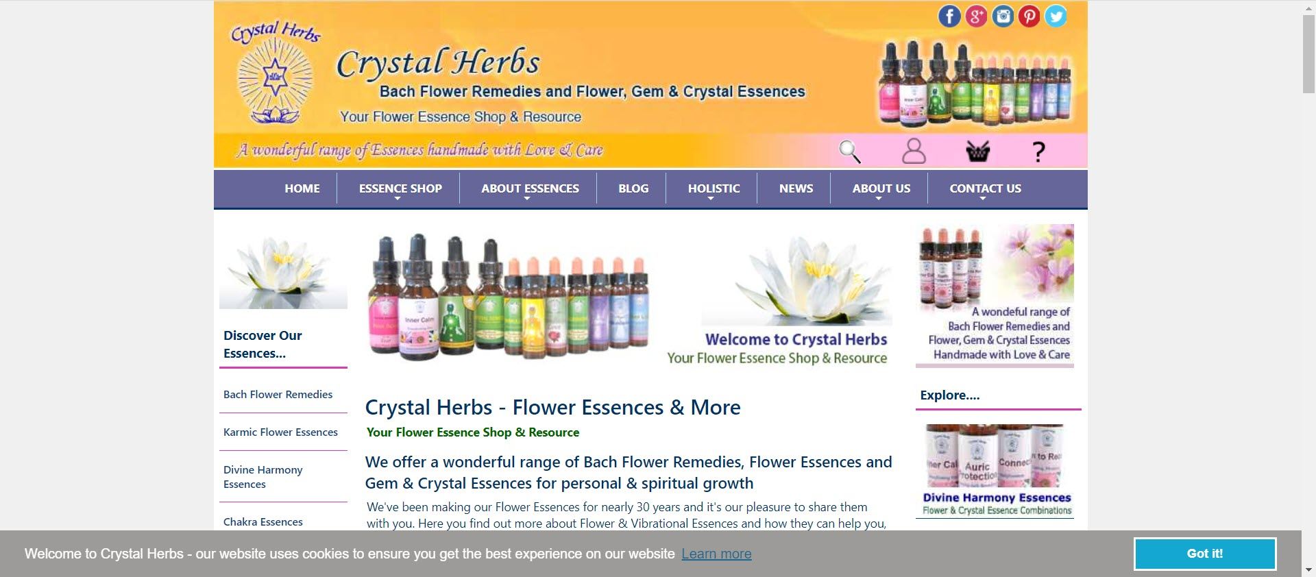 Healing Crystal Stones - Crystal Herbs home
