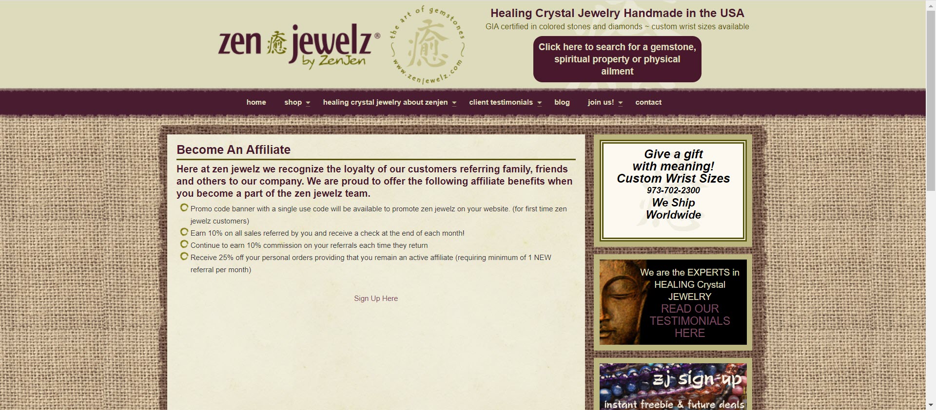 Healing Crystal Stones - Zen Jewels affiliate