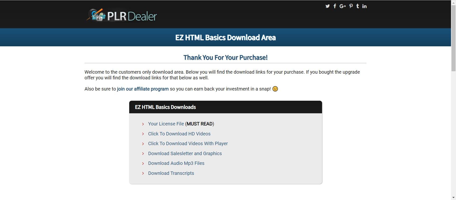 EZ HTML Basics - home