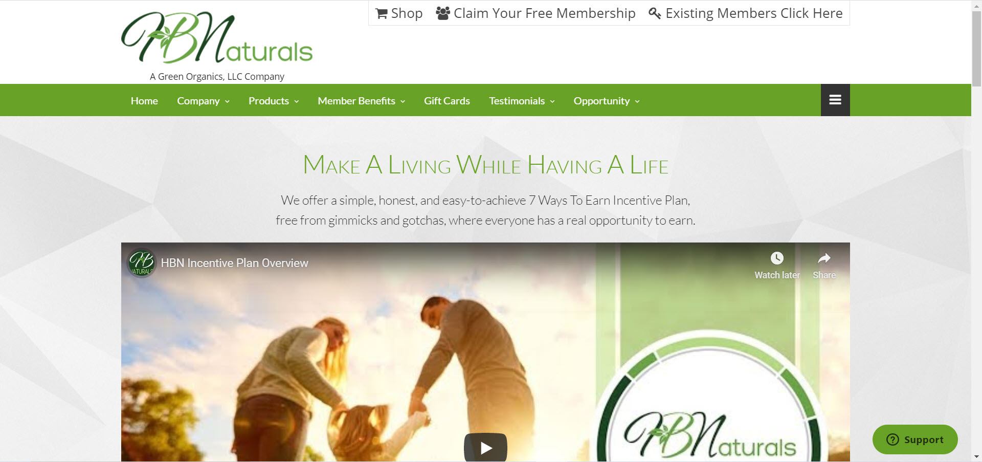 HB Naturals - opportunity page