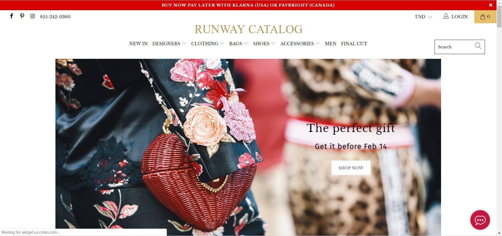 Women's Fashion Affiliate Programs - Runway Catalogue