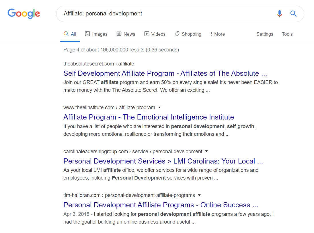Best Personal Development Affiliate Programs - Affiliates