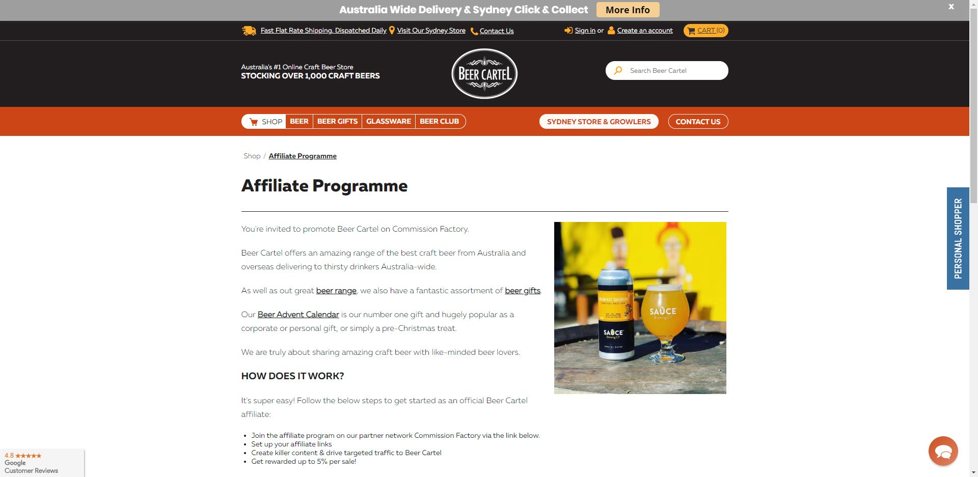 Beer affiliate programs - Beer Cartel Affiliate