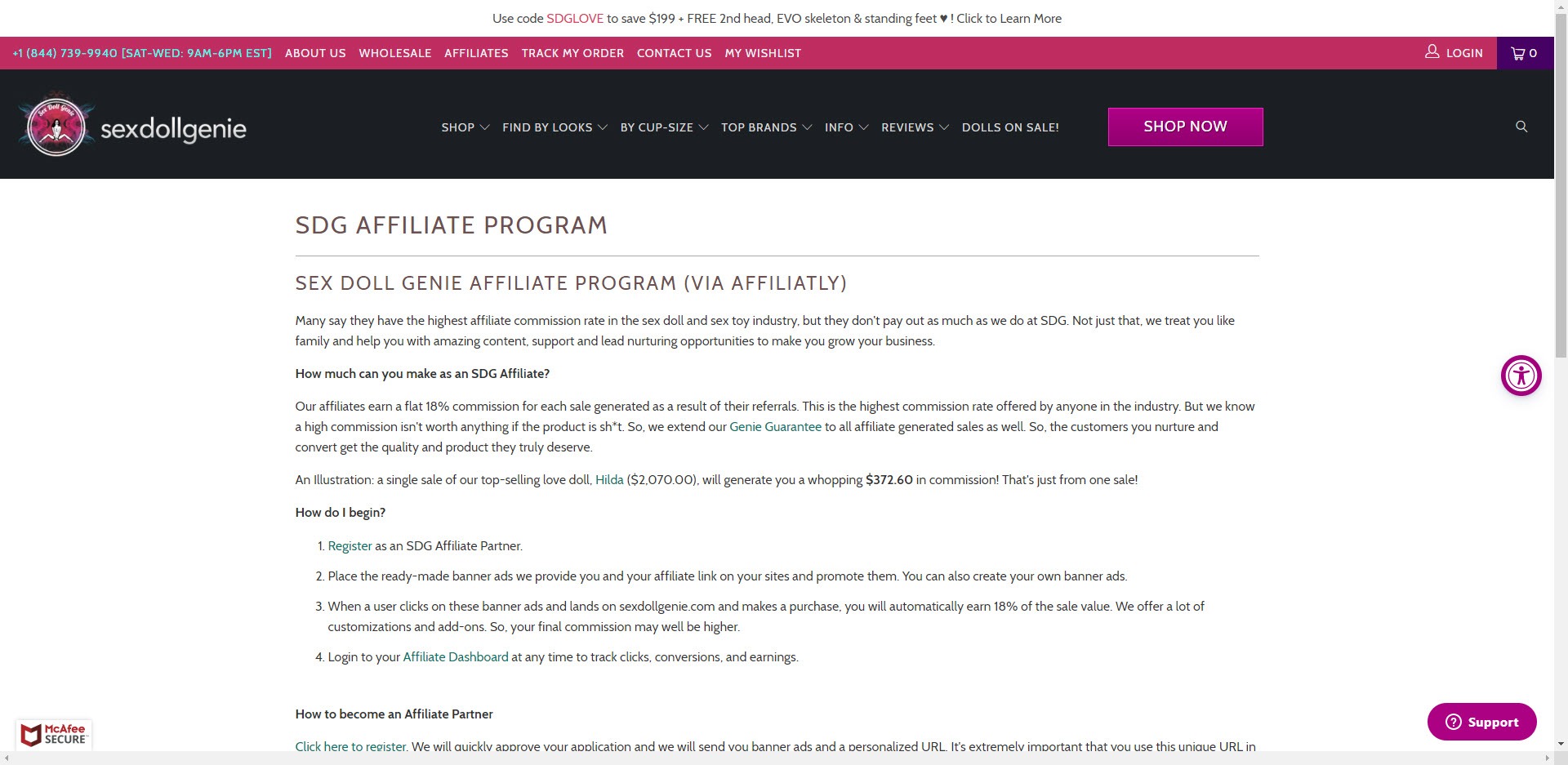 Adult Affiliate Programs - sexdollgenie affiliate