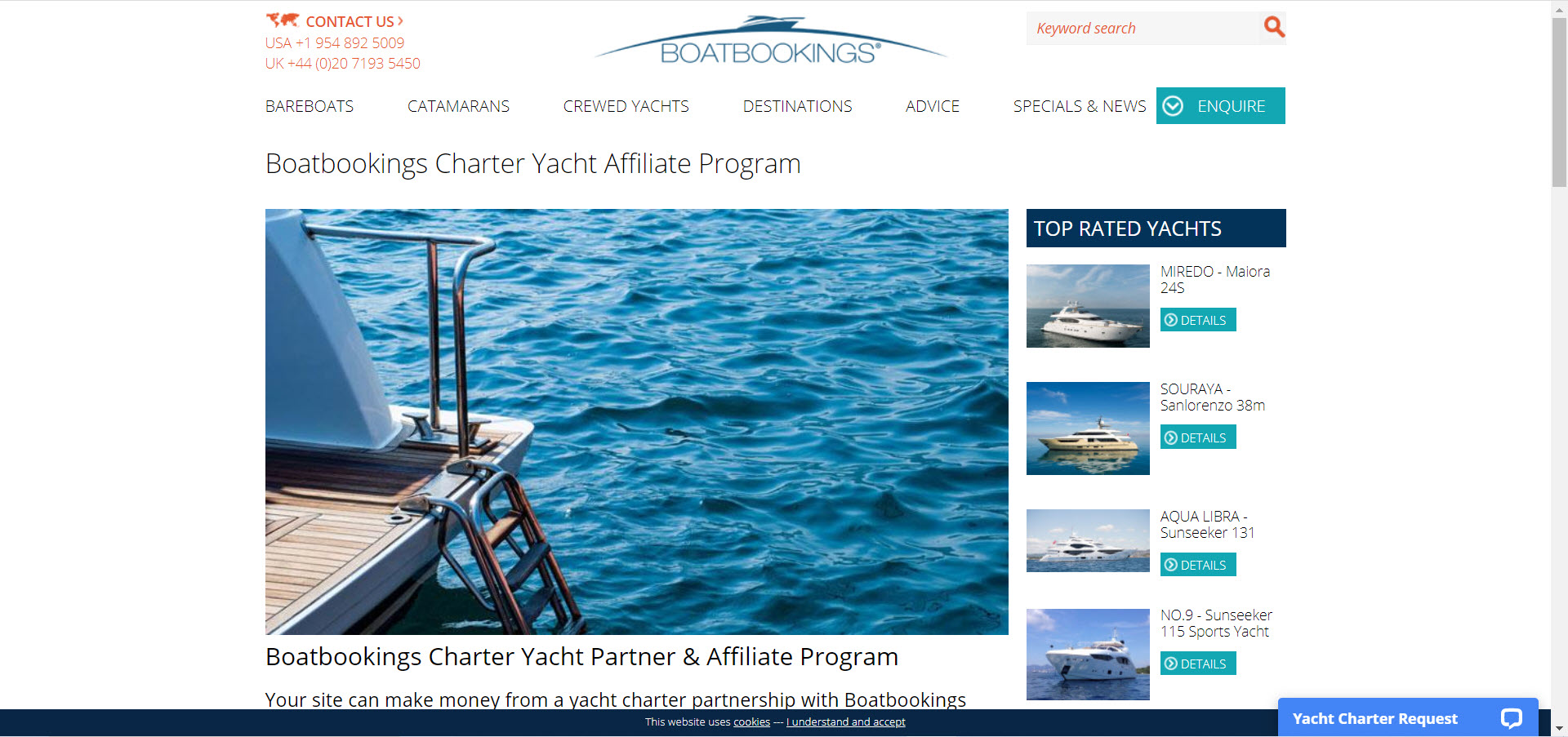 Boat Affiliate Programs - Boat bookings affiliate