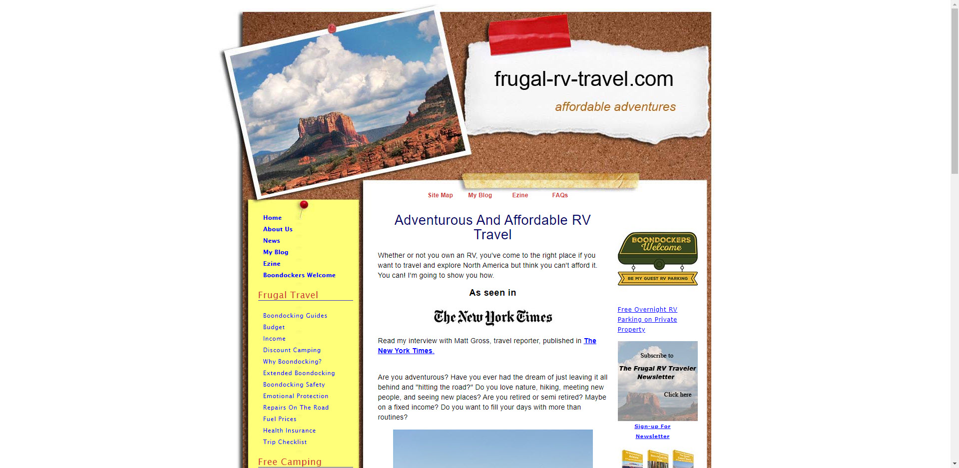 RV affiliate programs - Frugal RV travel