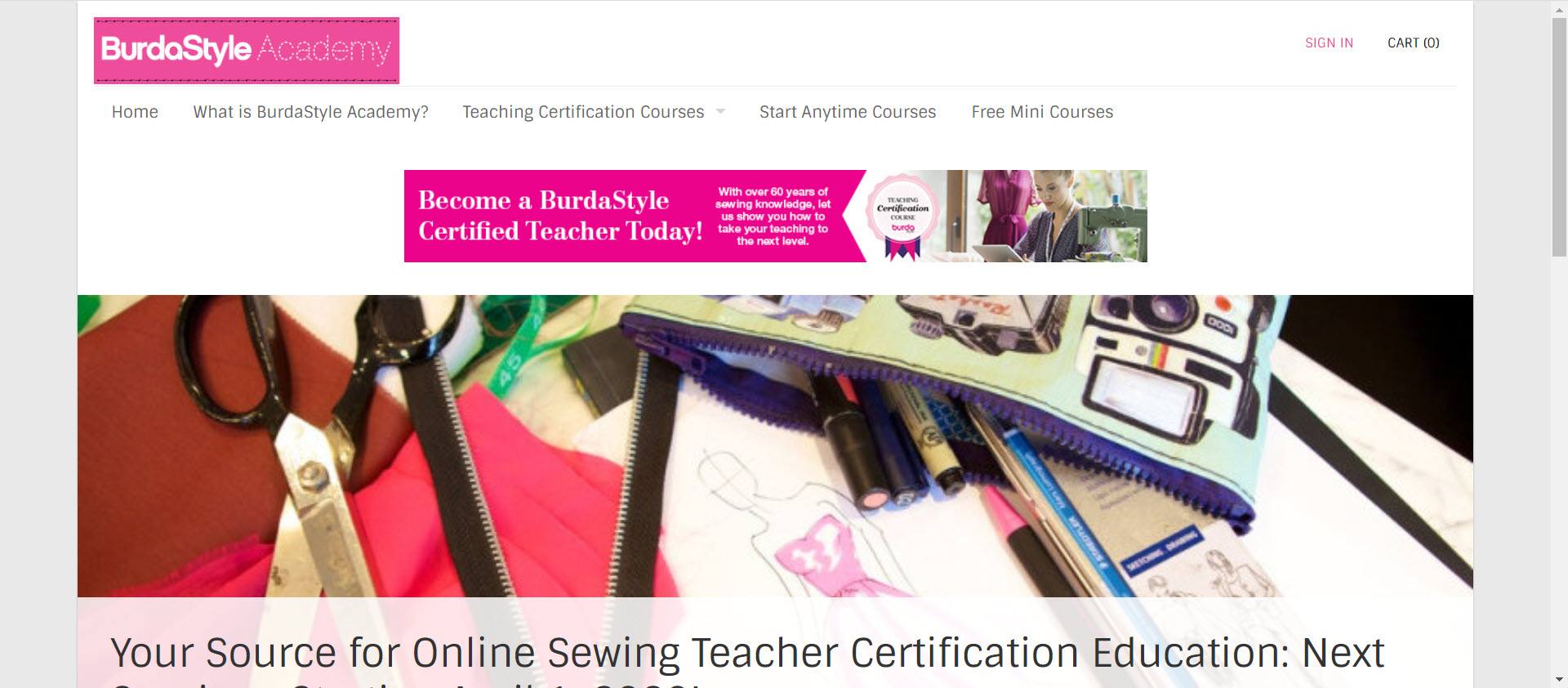 sewing affiliate programs - BurdaStyle Academy