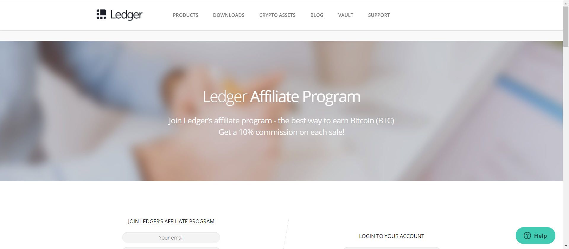 Crypto affiliate programs - Ledger Affiliate