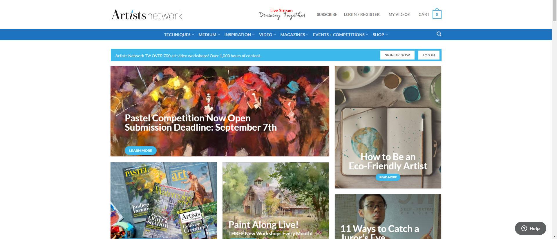 affiliate programs for painters - Artists Network