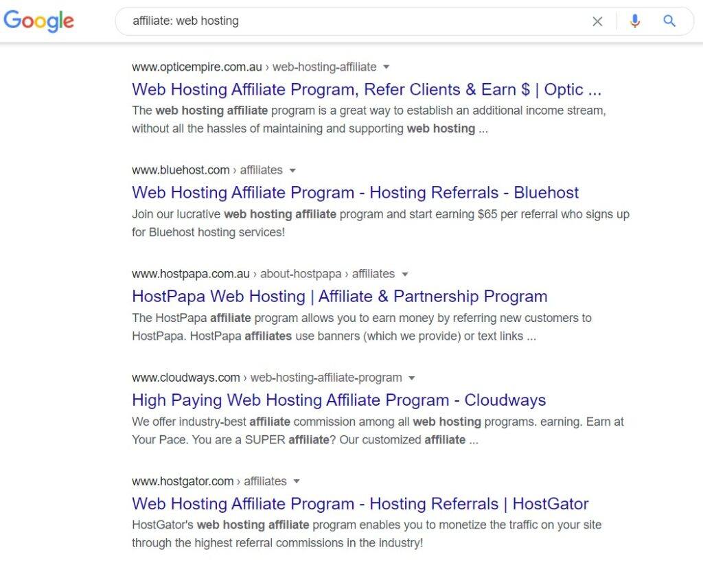 web hosting affiliate programs - Affiliate