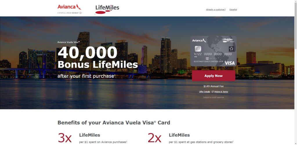 Credit Card affiliate programs - Avianca