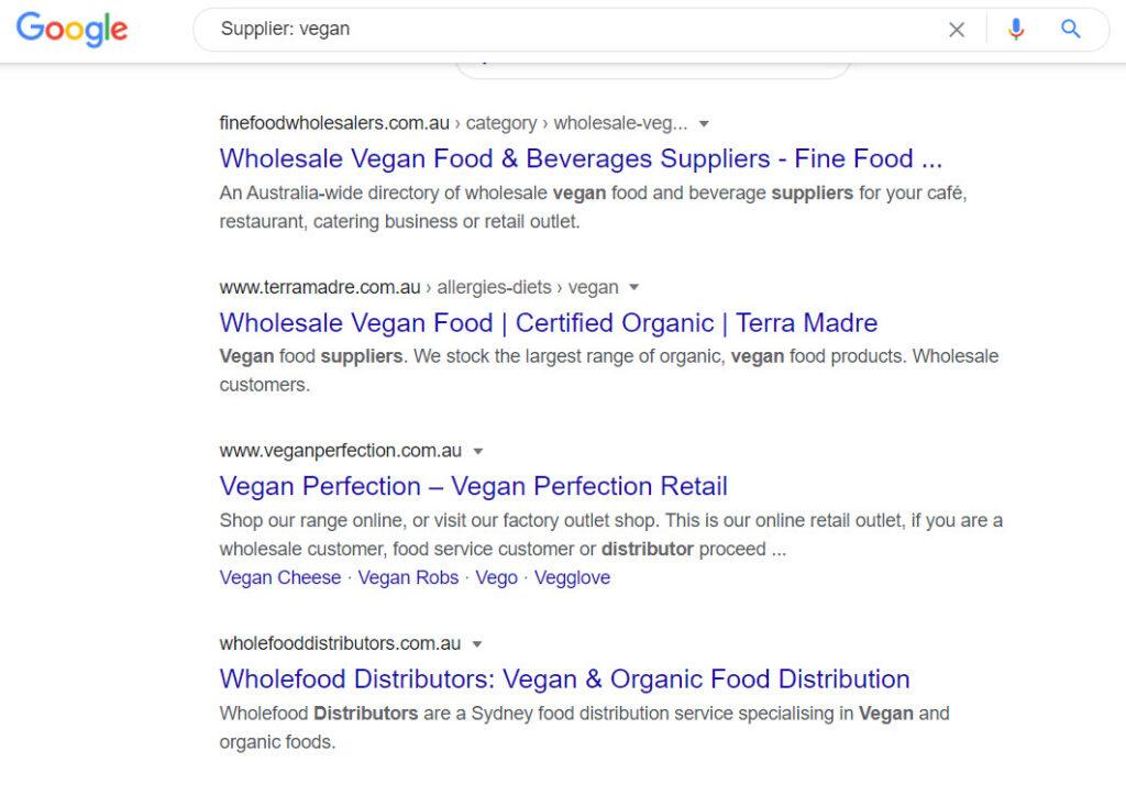 ways to monetize a health blog - vegan supplier