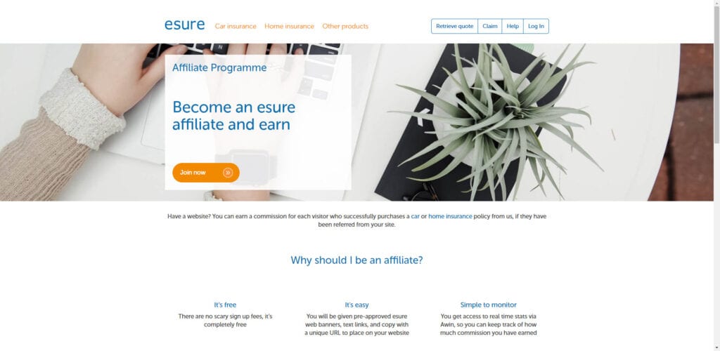 Insurance affiliate programs - esure affiliate