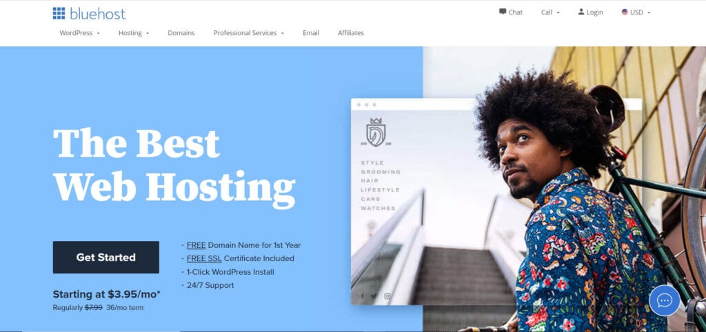 Top Website Hosting Services - Bluehost