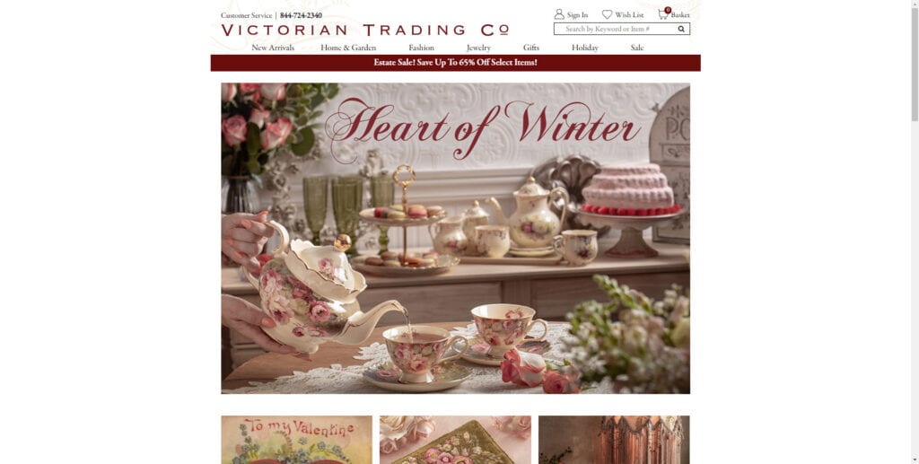 antique affiliate programs - Victorian Trading Co