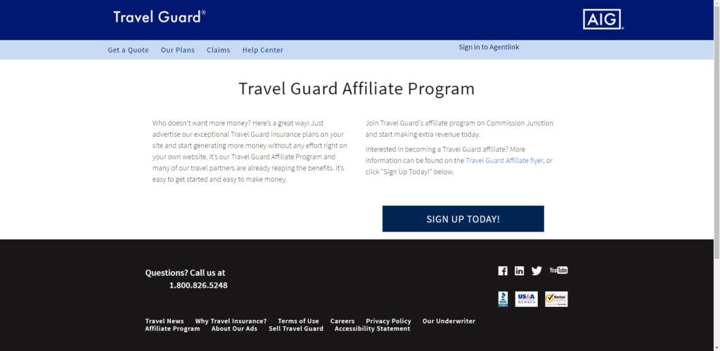 travel insurance affiliate programs - Travel Guard affiliate