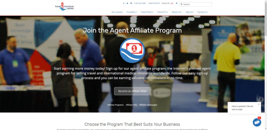 travel insurance affiliate programs - Travel Insurance Center affiliate