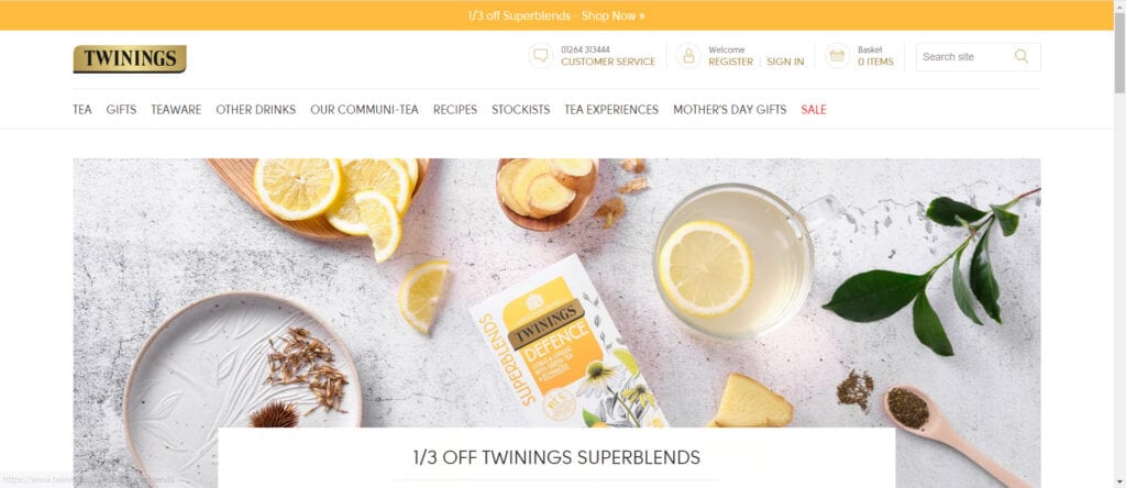 tea affiliate programs - Twinings