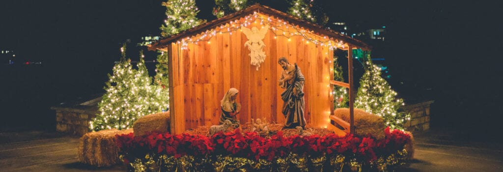 monetize a christmas blog - nativity scene