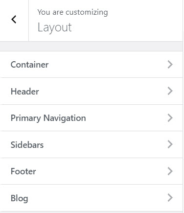 GeneratePress Premium Review - free layout options