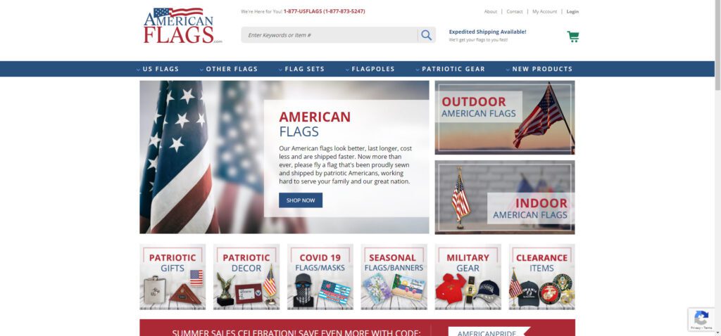 USA Affiliate Programs - American Flag