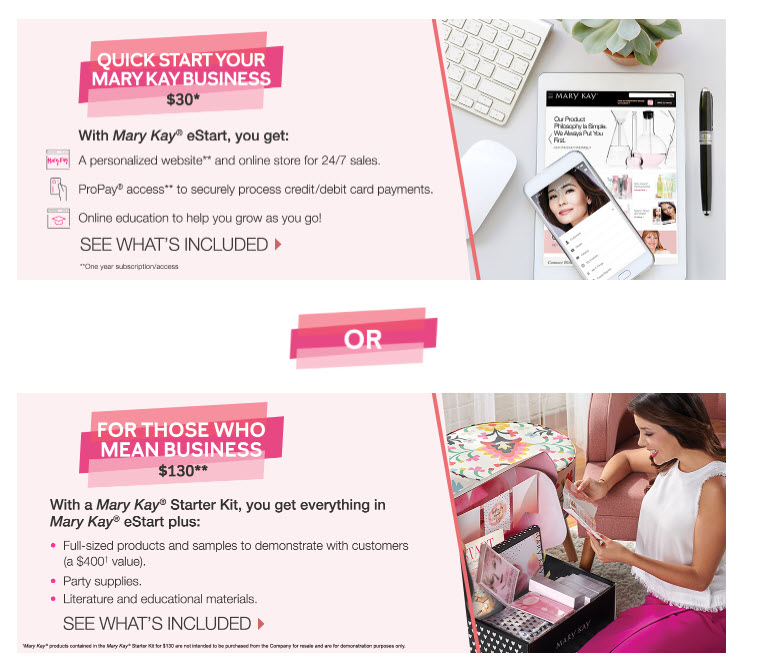 Mary Kay MLM Review - Starter Kits