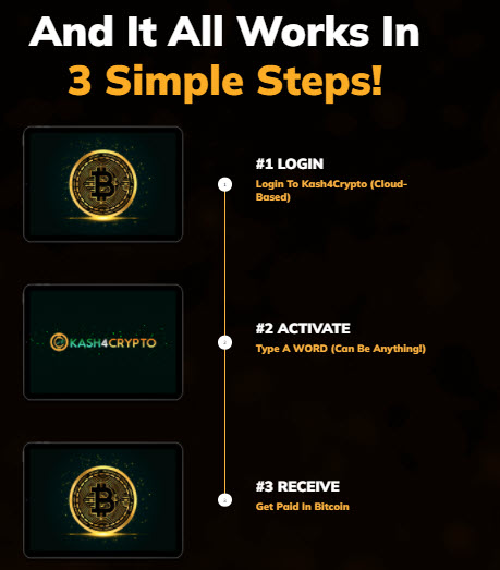 Kash4Crypto Review - 3 steps