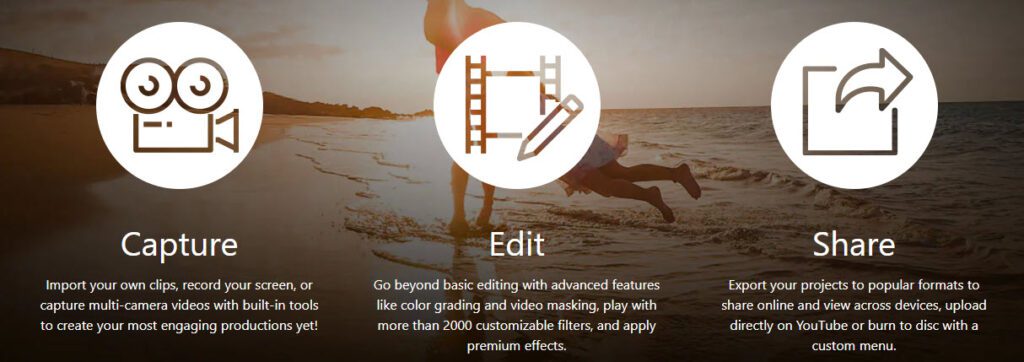 Best video editing software - Corel Videostudio functions