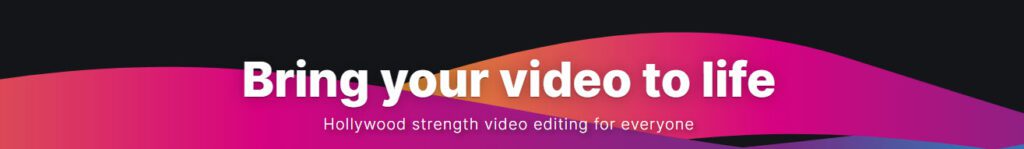 Best video editing software - Lightworks stripe