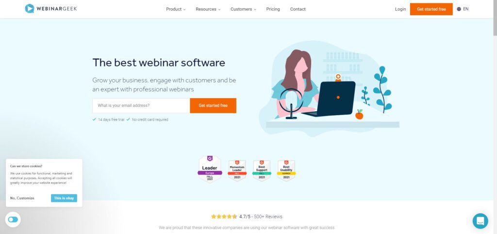 best webinar platforms - WebinarGeek
