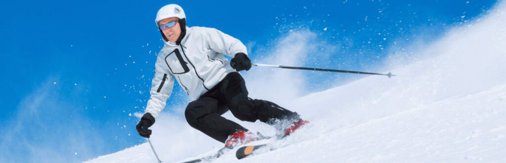 Snow Sports Affiliate Programs - Man skiing
