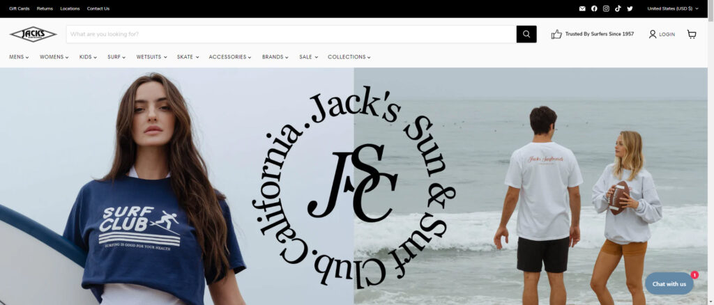 Surfing affiliate programs - Jacks Surfboards