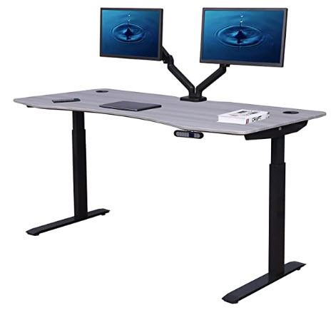 best ergonomic desks for the home office - ApexDesk AX7133GRY Elite Pro Series Electric Height Adjustable Standing Desk