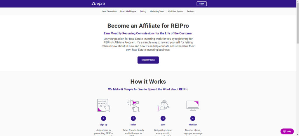 Real estate affiliate programs - REIPro affiliate