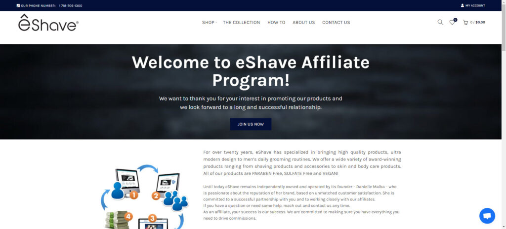 Male grooming affiliate programs - eShave affiliate