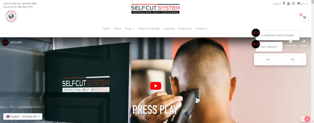 Male grooming affiliate programs - self cut systems
